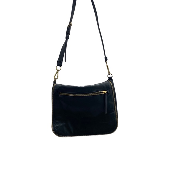 Margot Black Leather Classy Minimalist Handbag - Picture 1 of 6